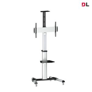 BRATECK 37-70" Telescopic Height    Adjustable TV Cart. Max VESA  600x400. Tilt: +5?~-12?.  Rotate: 0?~90?. Max weight 50kg.