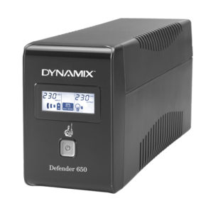 DYNAMIX Defender 650VA (390W)       Line Interactive UPS  936 Joules Surge Protection  2x NZ Power Sockets  Netguard Smart Monitoring